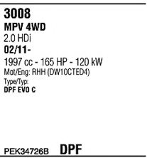 FONOS PEK34726B Exhaust System